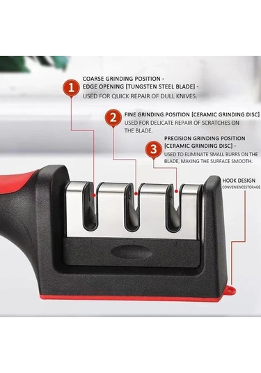 Liangmei 4-segment Mutfak Bıçağı Bileyici Ev Çok Fonksiyonlu El