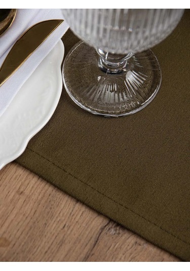 Leohome Masa İçin Kumaş Örtü Yolu 435036251 Khaki