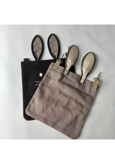 Elmpaly Siyah Küçük Evcil Hayvan Saman Çantası Tavşan Hamster Gine Domuzu Yem Torbası