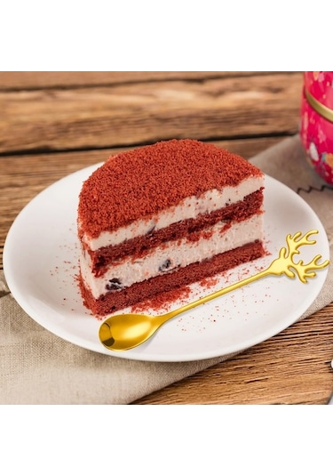 Dancemonkey 4 Adet 14cm 304 Çelik Kahve Kaşığı, Paslanmaz, Pratik Set Çok Renkli