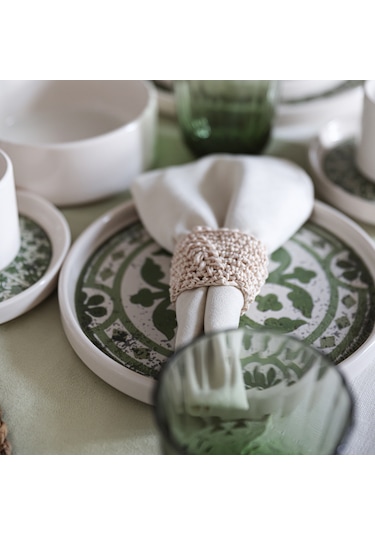 Timeless Green Stackable Yemek / Kahvaltı Takımı 20 Parça 4 Kişilik 21974-75 Yeşil