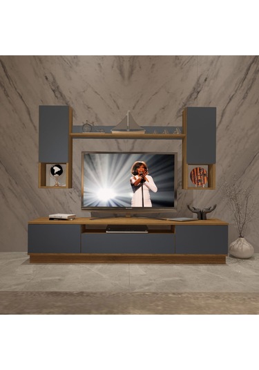 Decoraktiv Trendstyle 5das Mdf Tv Ünitesi Tv Sehpası Pera - Antrasit