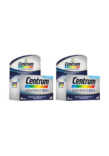 Centrum Advance 50 Multivitamin 30 Tablet 2 Adet