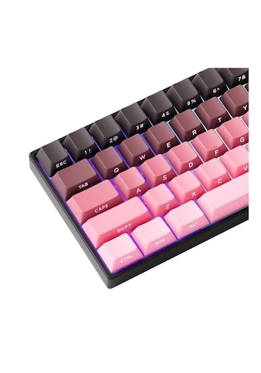 Akko Monsgeek Fun60 Max Shine-through Black-pink Gradient Hall Ef