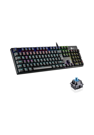 Lecoo   Kg1101 Q Trk Usb+makro Tuşlu Mekanik+blue Switch Rgb