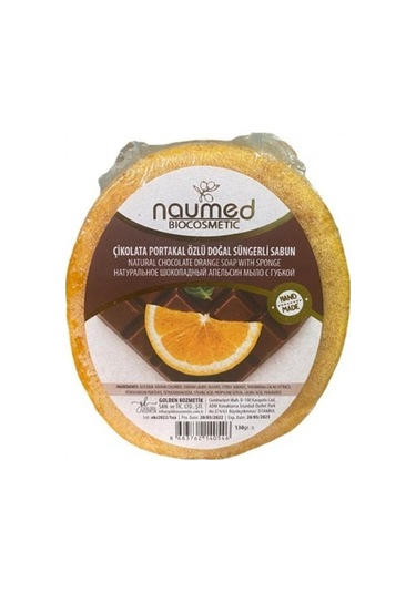 Çikolata Portakal Özlü Batık Ve Çilek Bacak Onarımına Yardımcı Doğal Süngerli Sabun 130gr Portakal