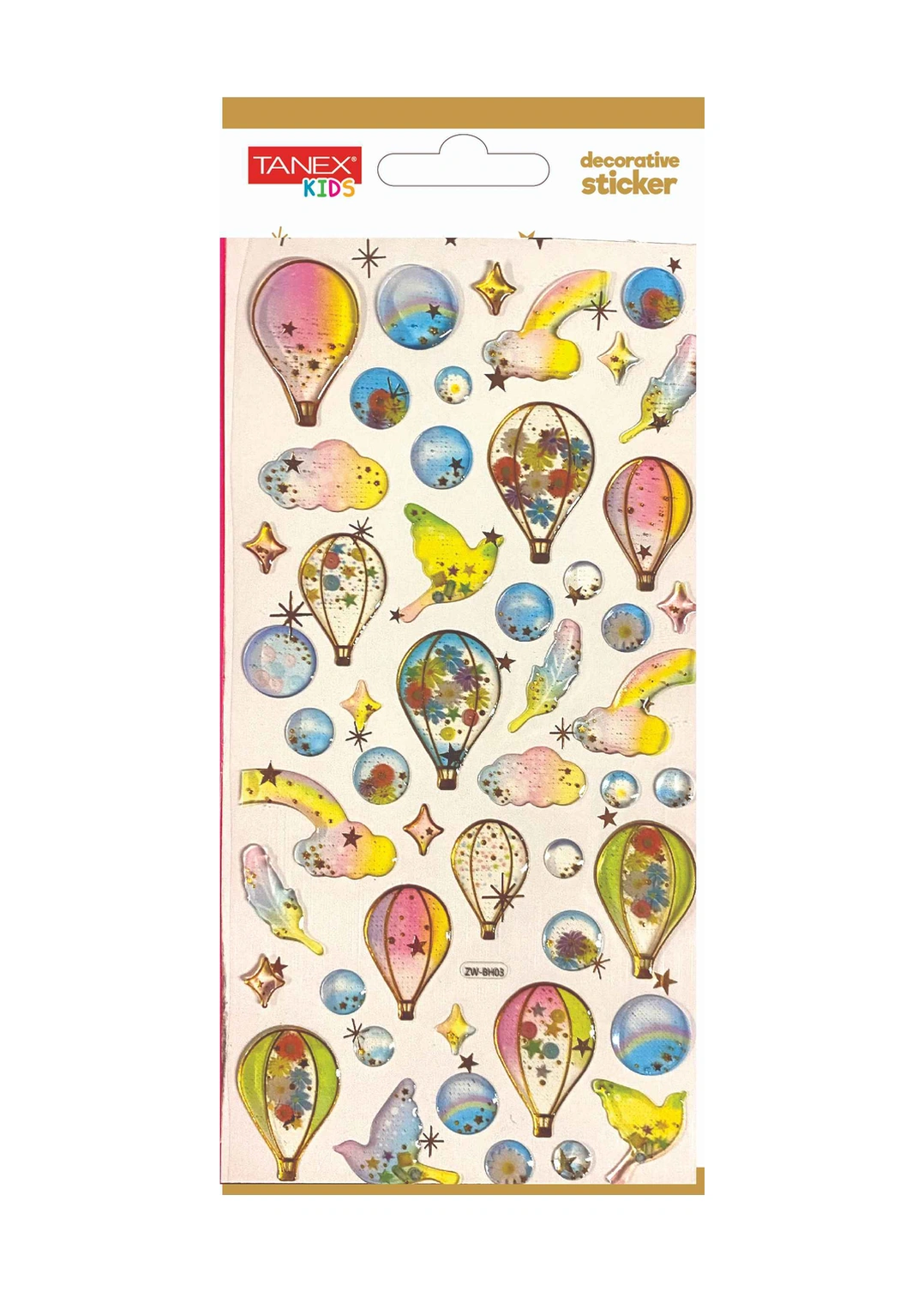 Tanex Decorative Sticker-2 Puffy Etiketi Tnx-5001