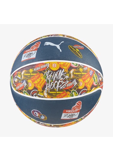Puma Hoopers Hotline Renkli Basketbol Topu 084872