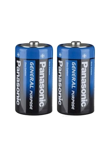 Panasonic R20Be/2Ps General Purpose Büyük Boy D Pil 2'li
