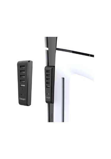 İpega Pg-p5s026 Ps5 Slim Disk/ps5 Slim Dijital 6in1 Usb Type-c Çoklayıcı