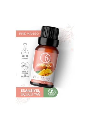 Qoquland Pink Mango Uçucu Yağ Buhurdanlık Esansı Oda Kokusu 10 ML
