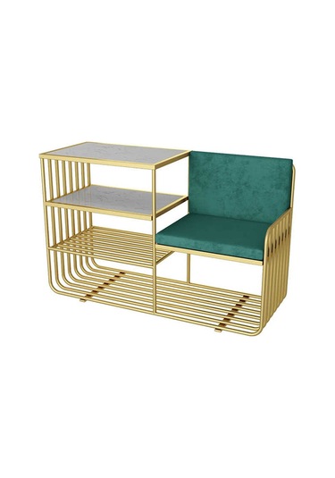 Rebeca Gold Metal Benç Ayakkabılık