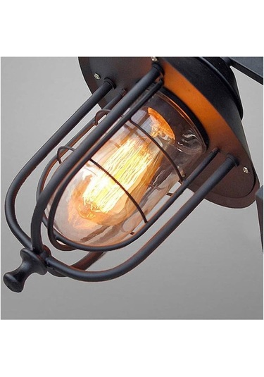 Duvar Lambaları Victoria Retro Açık Cam Fener Açık Hava Villa Bahçe Veranda Sundurma Aplik Alüminyum
