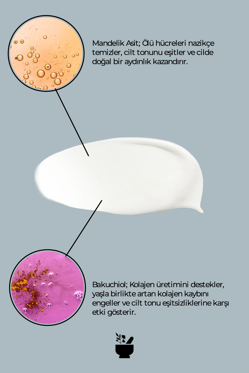 Cosmed Mandelik Asit, Bakuchiol İçeren Krem Jel - 5% Mandelic Fluid - 30 ml