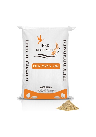 İpek Değirmen Hızlı Büyüten Vitaminli Etlik Civciv Yemi 15  Kg