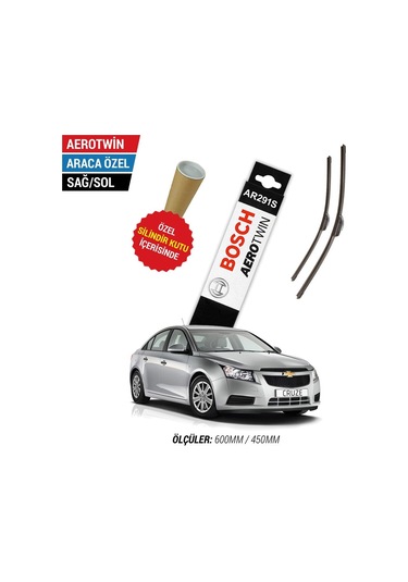 Bosch Aerotwin AR291S Chevrolet Cruze Silecek Takımı (2009-2013)