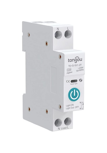 Wezone Akıllı Ev Kontrolü İçin Tuya Wifi Din Ray Devre Kesici, Uzaktan Kontrol Ve Zamanlama Modları İle 25a Uyumlu Diğer