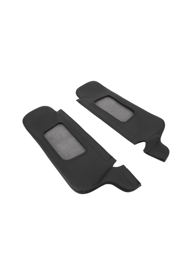 Reedark Ford Mustang 1994-2004 İçin Gri Pu Deri Güneş Koruyucu Örtü 2 Adet - Kolay Kurulum, Kırılma Direnci Ve İç Dekorasyonu Zenginleştirir