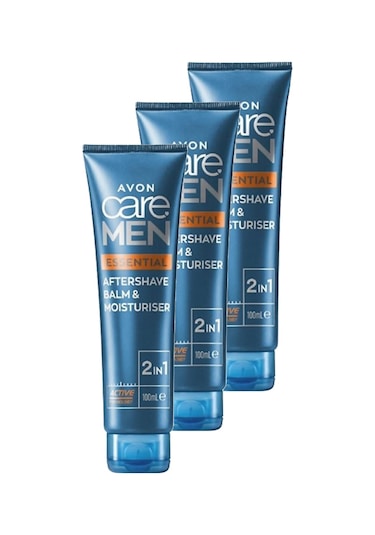 Avon Care Men Essential 2 Si 1 Arada Tıraş Sonrası Balmı Ve Nemlendiricisi 3 x 100 ML
