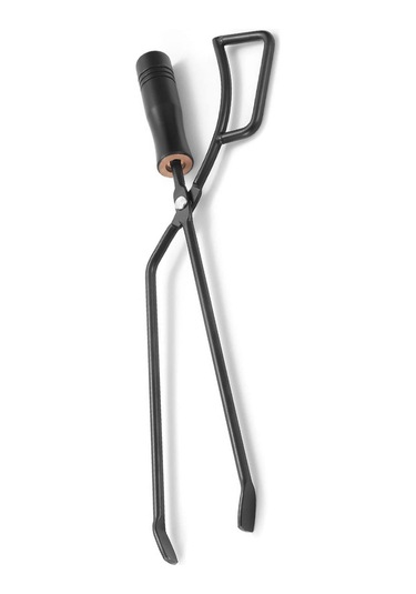 Ateş Maşası, Kamp Malzemeleri İçin Ateş Maşası Yalıtımlı Ahşap Sap Açık Kahverengi