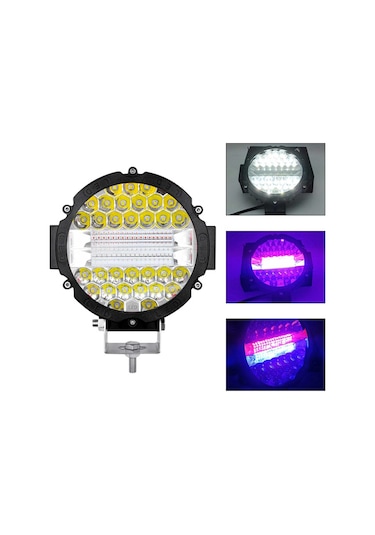 3Modlu Kombo 51w Siyah Yuvarlak Off Road Çalışma Tekne Lambası