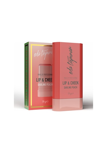 Eda Taşpınar Lip & Cheek Cream Blush Stick Darling Peach