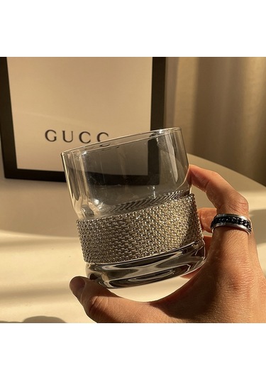 Işık Leks Elmas Kaplamalı Cam Kupa 301-400 Ml