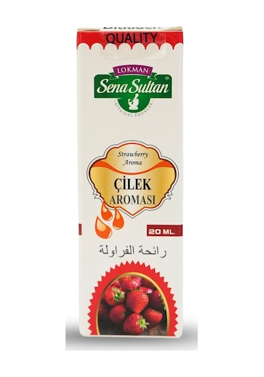 Çilek Yağı Esansiyel Uçucu Aromatik Yağ 20 Ml, Lokman Sena Sultan 20 ML