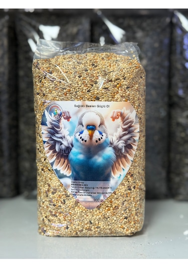 Süper Lüx Muhabbet Kuşu Yemi %40 Aspurlu 900 Gr Mammamiamix