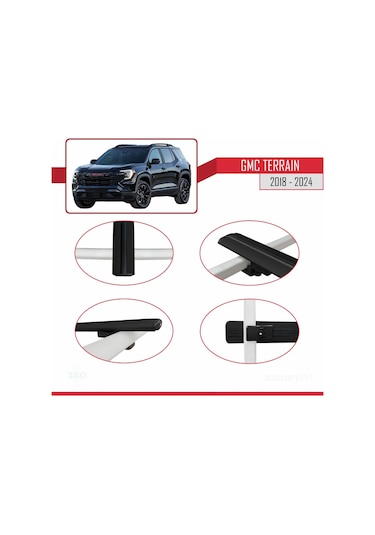Gmc Terrain 2018-2024 Arası İle Uyumlu Basıc Model Ara Atkı Tavan