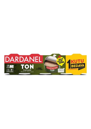 Dardanel Zeytinyağlı Ton Balığı 4 x 75 G