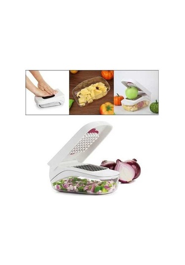 Novahub Pratik Salata Doğrayıcı, Sebze Meyve Sizin İçin Beyaz