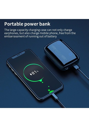 Tws Bluetooth Kulaklık Çift Kulaklı Kulaklık Su Geçirmez Bluetooth Kulaklık