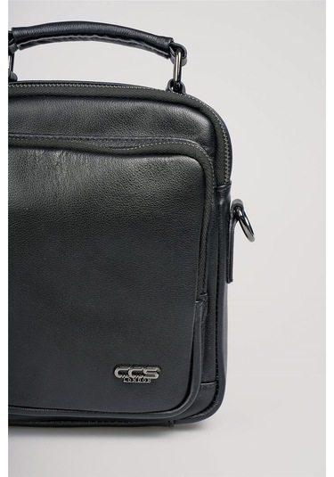 Ççs 31592 Hakiki Deri Askılı Çanta Kahve