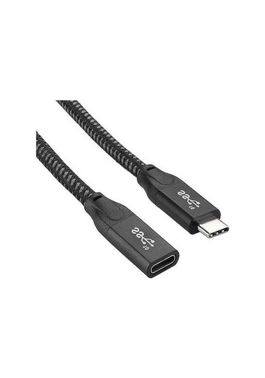 Besthome1 Type-c Usb3.1 Gen2 Pd 100w Hızlı Şarj 20gbps 4k Siyah 0.3m Thunderbolt3 Dış Disk Uyumlu