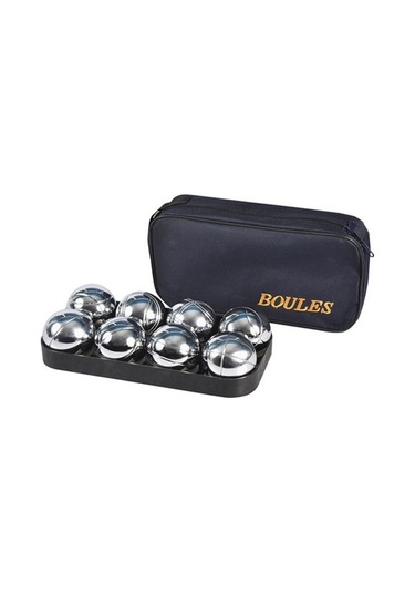 Busso Boules Bc-60 Bocce Set Metalik Top Özel Çantalı 8'li Çok Renkli
