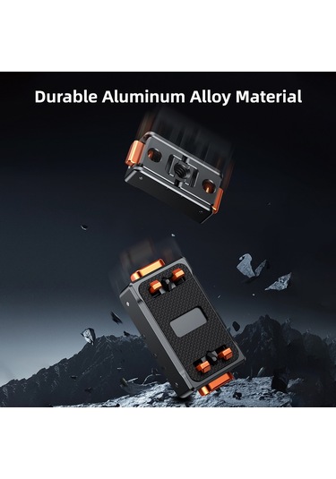 Vrıg Ac07 Spor Kamera Hızlı Bırakma Montajı Manyetik Siyah