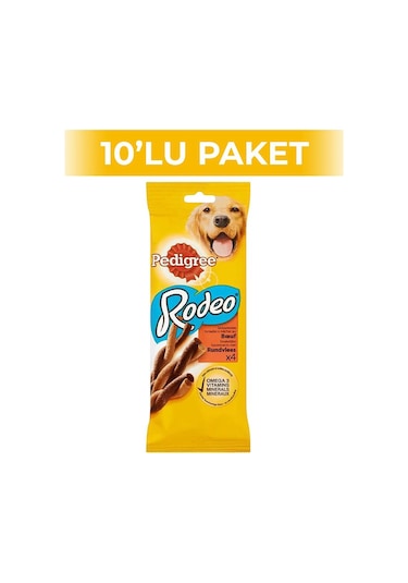 Pedigree Rodeo Biftekli Köpek Ödül Maması 10 x 70 G