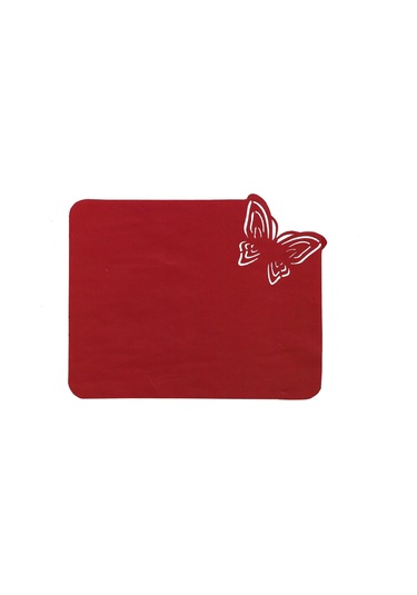 Life Bag Keçe Amerikan Servisi Kırmızı Kelebek Kırmızı