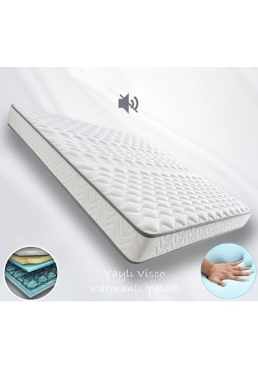 Uzunbebe Midilife Smartbed 100X200 Ortopedik Yaylı Visco Yatak Visco Yatak