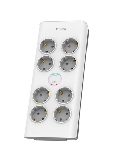 Spn7080wa/62 Akım Korumalı Priz 900j 8'li - 2m