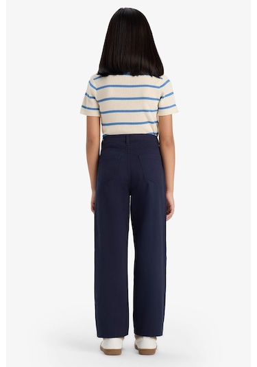 Defacto Kız Çocuk Straight Fit Geniş Bol Paça Cepli Pamuklu Okul Pantolonu C9471a825aunv253 Lacivert Defacto Kız Çocuk Straight Fit Geniş Bol Paça Cepli Pamuklu Okul Pantolonu C9471a825aunv253 Lacivert