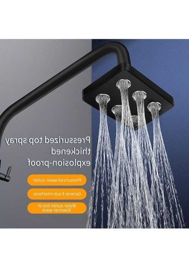 Bosphorusboutique02 Yüksek Basınçlı Mini Yağmur Duşu, Sihirli Su Akışı, Gümüş Yağış Duş Başlığı, Abs Malzeme, 11x8.5cm, Mükemmel Tasarım, Kullanışlı Ürün Gümüş