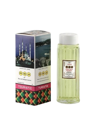 Pereja 80 Derece Turistik Limon Çiçeği Kolonyası Cam Şişe 200 ML