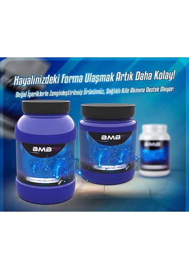 BMB Kilo-Almaya Yardımcı Gıda Takviyesi 1 KG 1000 Gr + Shaker Bardak