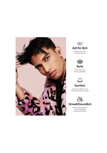 Loop Experience - Gürültü Önleyici Kulak Tıkacı 18 Db - Kulak İçi İşitme Koruması - Siyah