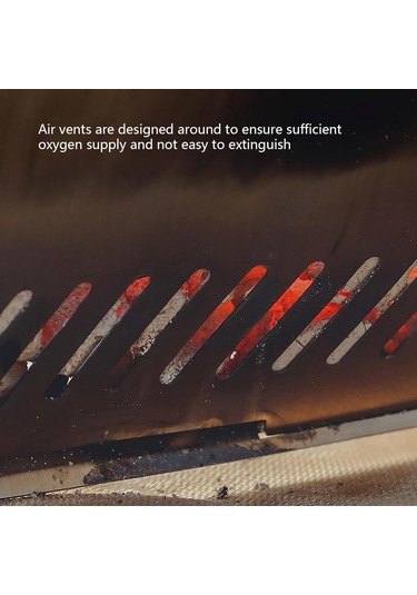 Taşınabilir Kömürlü Izgara, Çıkarılabilir Mini Kamp Izgarası, Saklama Çantası, Hafif Izgara, Açık Hava Barbeküsü İçin Gümüş