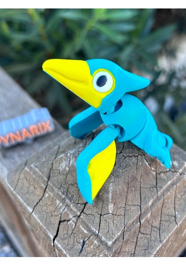 Pterodaktil Oyuncak Figürü Gökyüzünün Kadim Efendisi 3d Hareketli Organik Model - Orta Boy Dinozor