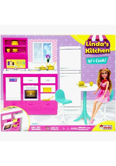 Fen Toys Linda'nın Aksesuarlı Oyuncak Aşçı Mutfak Seti