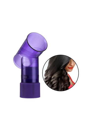 Suntek Saç Fön Makinesi Rüzgar Curl Difüzör Salon Rulo Mor